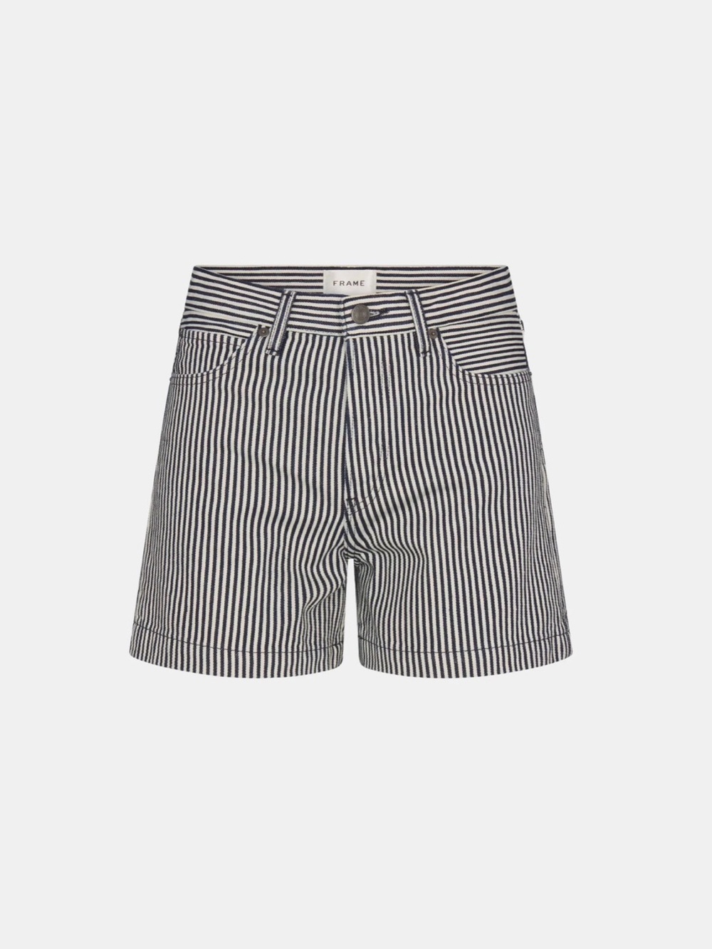 FRAME
THE EVERYDAY SHORT | NAVY STRIPE